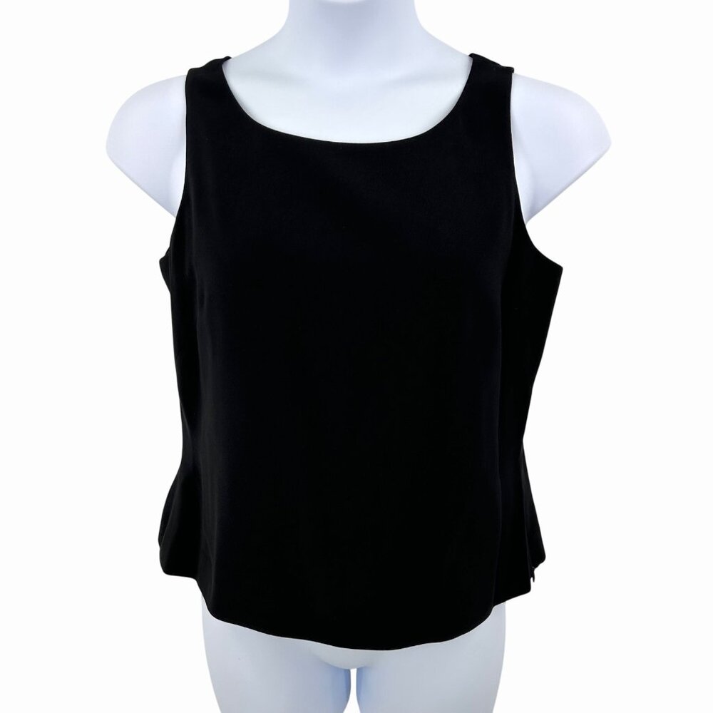 AMANDA SMITH SUITS BLACK SLEEVELESS SHELL TOP - 12